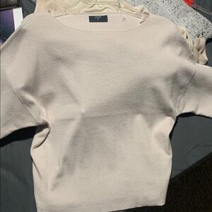 Tahari Women's Soft Cream Sweater